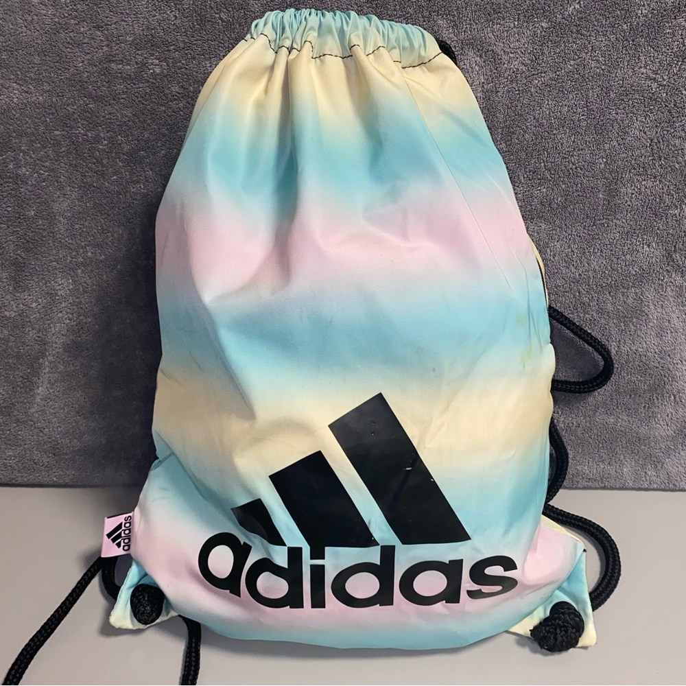 Adidas Ready Sackpack/Backpack, Gradient Flash Aq… - image 1